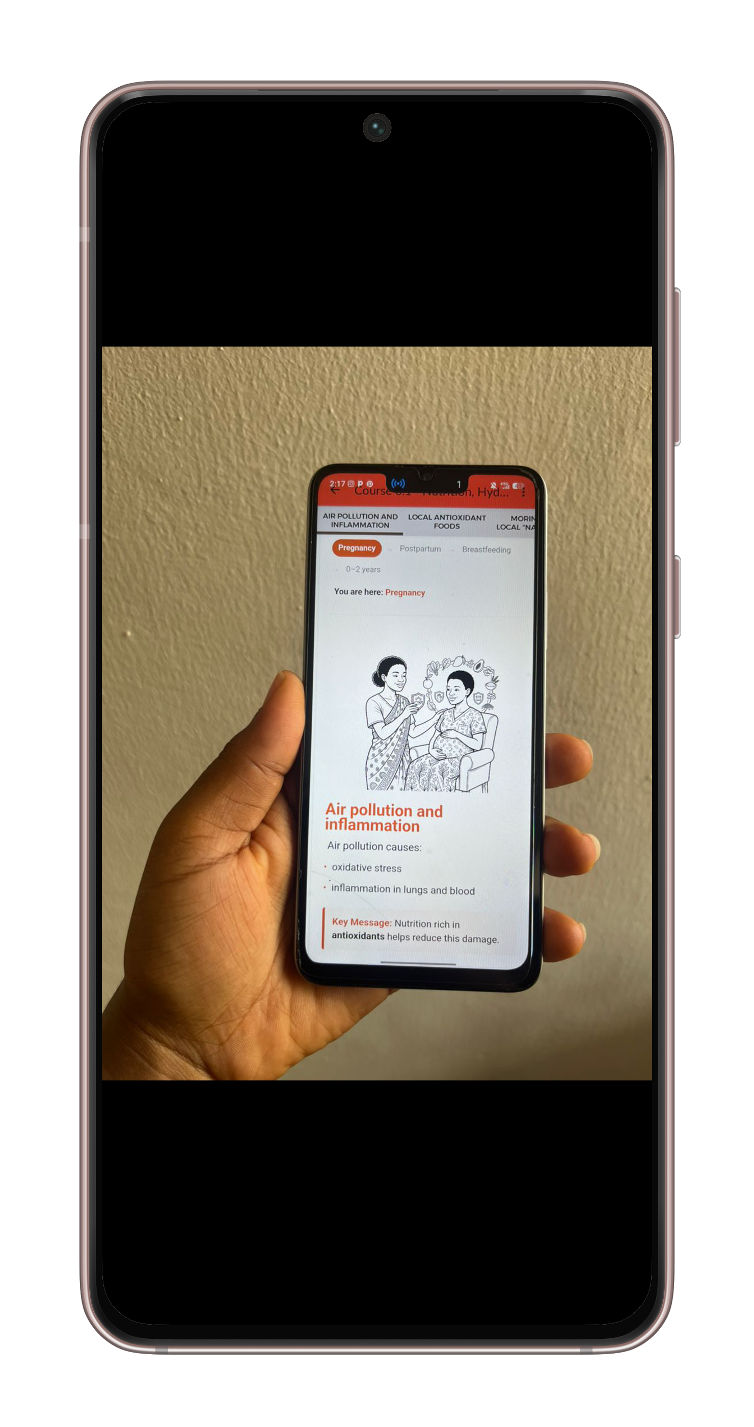 Midwife in Climate – sun symbol representing warmth, life, and climate